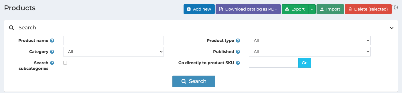 Products